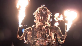 Fire-shooting Octopus Car almost redeems Burning Man